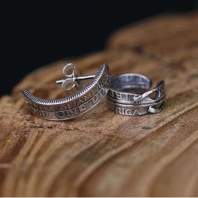Coin earrings