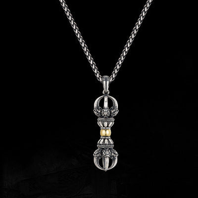 Relic Studio-Vintage Dorje Vajra Unisex Streetwear Necklace
