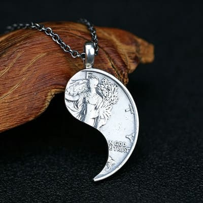 Vintage Yin Yang Couple Pendant