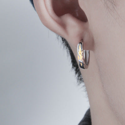 Gold-Gilded Earrings
